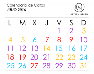 calendario de catas julio 2016