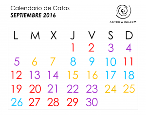 calendario de catas septiembre 2016