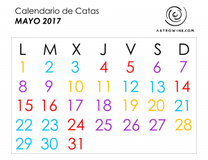 Calendario de catas Mayo 2017